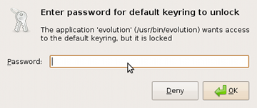 Gnome unlock keyring dialog